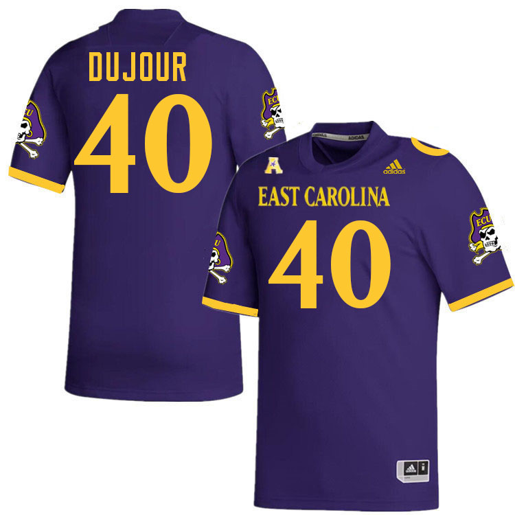 #40 Kendrick DuJour ECU Jersey,East Carolina Pirates #40 Kendrick DuJour Jersey Youth College-Retro